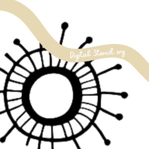 Abstract 2 Digital Mask, Creative Digital Stencil Files SVG Png Jpg for Cricut, Silhouette, Gel Prints, Art Journals, and Mixed Media