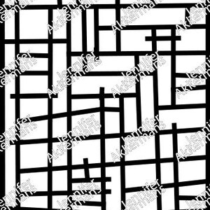 Set di stencil e maschere digitali con motivo Off Grid, stencil digitale, file di taglio SVG per Cricut, silhouette, stencil per stampa su gel