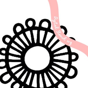 Abstract 4 Digital Mask, Creative Digital Stencil Files SVG Png Jpg for Cricut, Silhouette, Gel Prints, Art Journals, and Mixed Media