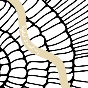 Cells Pattern Stencil Digital Mask and Stencil Set, Digital Stencil, SVG cut file for cricut, silhouette, gel printing stencil, mixed media