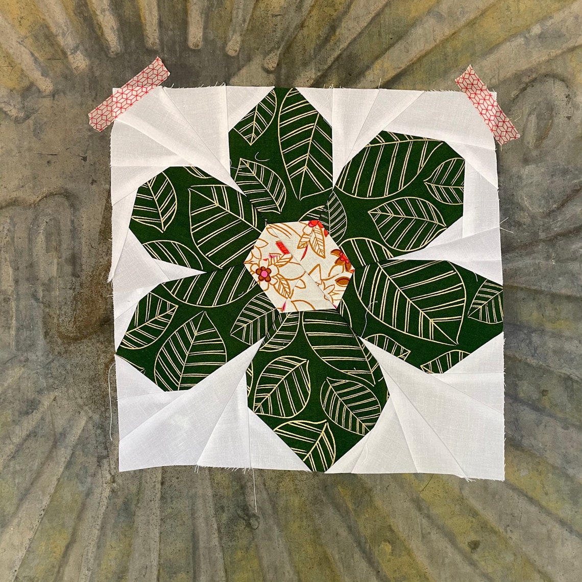 Autumn Daisy Foundation Paper Pieced PDF Pattern - Etsy UK