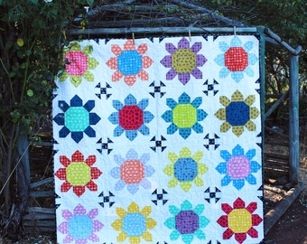 Sunflower PDF Quilt Pattern