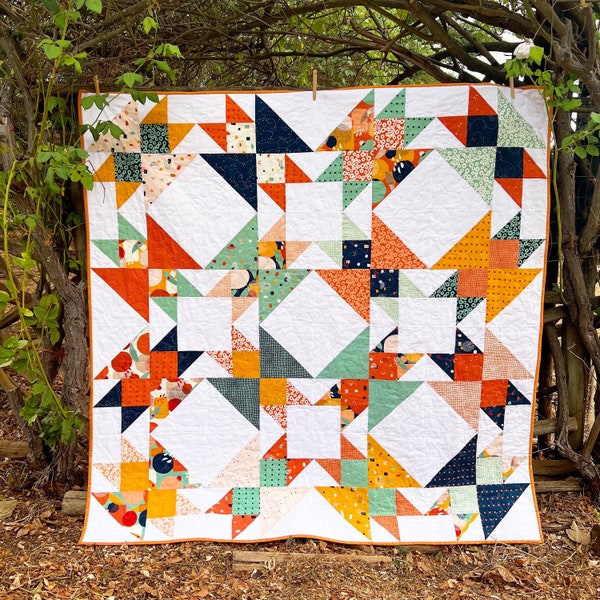 Shattered Stars PDF Quilt Pattern