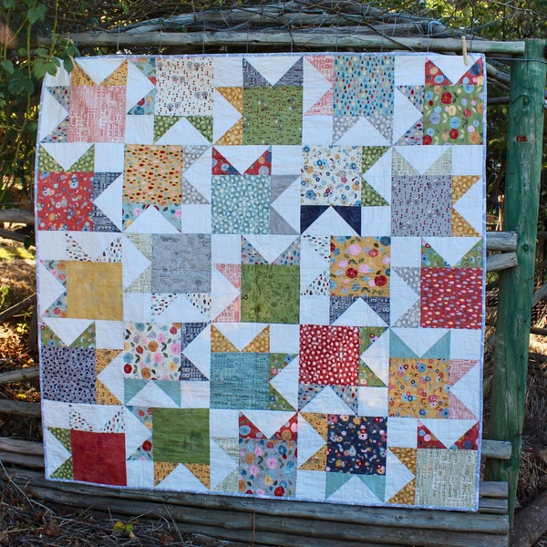 Kaleidoscope of Stars PDF Quilt Pattern