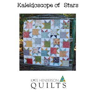 Kaleidoscope of Stars PDF Quilt Pattern image 2