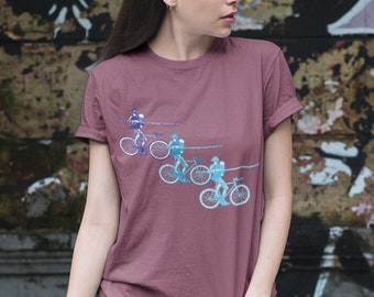 Bicycle Joust Grand Unisex Garment-Dyed T-Shirt Comfort Colors Collection Unique Custom Design Cycling Adventure Pedaling a Bike Meaning