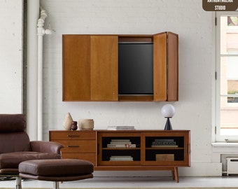 Thirty five inches Vintage Television Cabinet