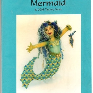 Serenity Mermaid Sewing Pattern for Cloth Dolls by Tamdoll image 2