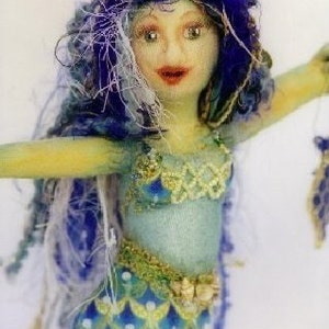 Serenity Mermaid Sewing Pattern for Cloth Dolls by Tamdoll image 1