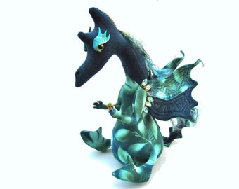 Quiet Dragon Sewing Pattern for Cloth Dolls Digital Download