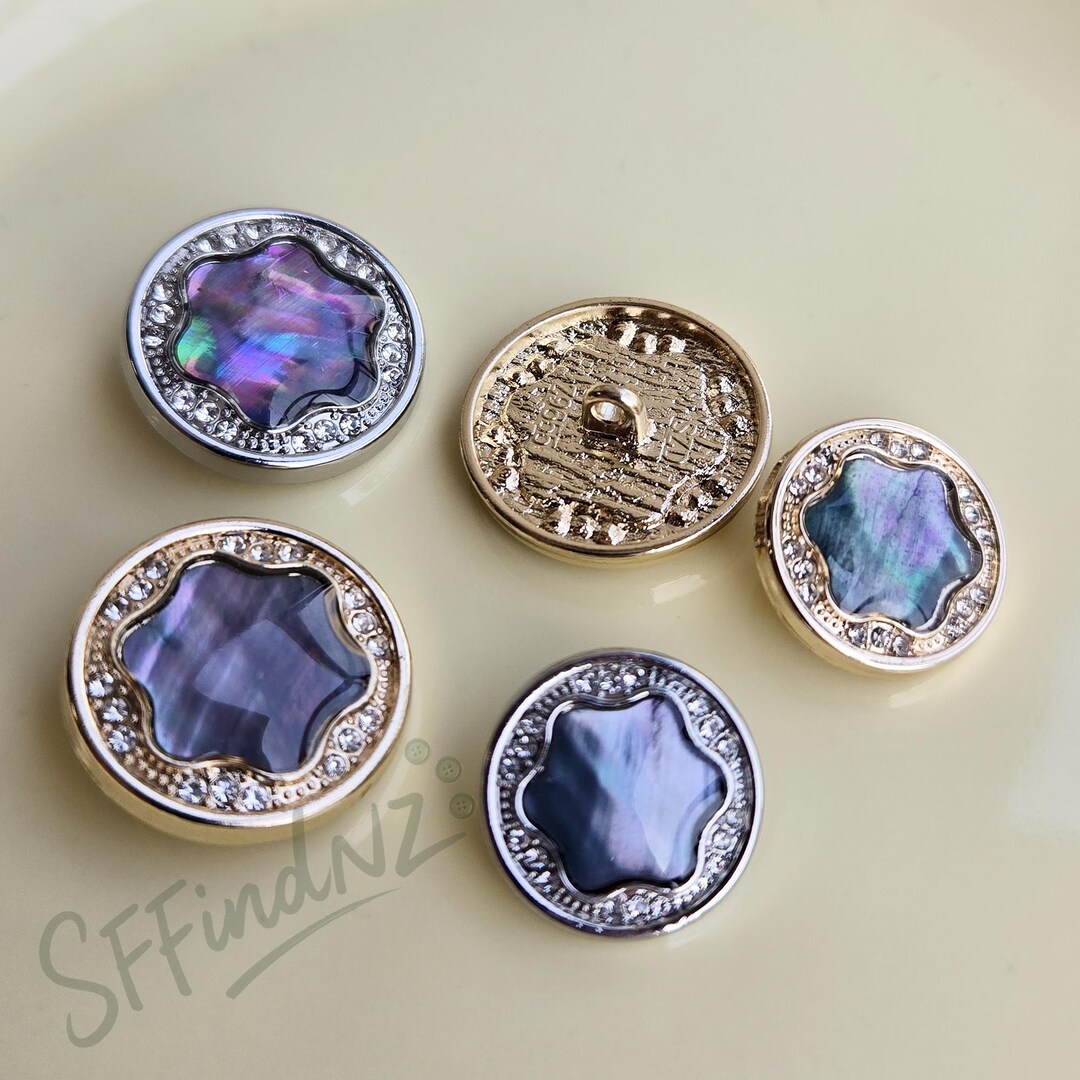 Astor Buttons Vintage Rhinestone Star Button, Aurora Star Button, DIY Button - Etsy