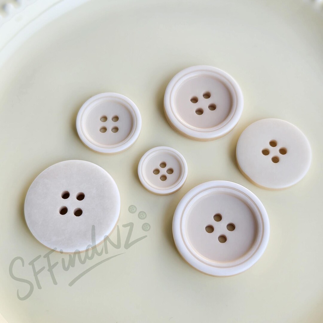 Vintage Beige Buttons, Tweed Jacket Buttons, Suit Buttons, Resin ...