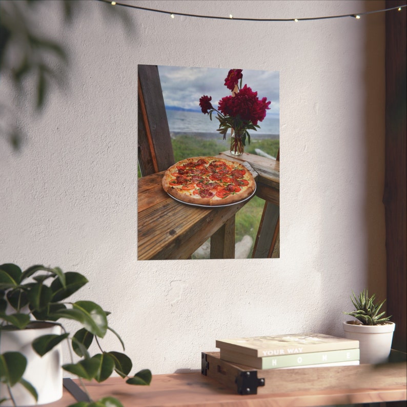 Beaches Patios and Pizzas Poster Etsy