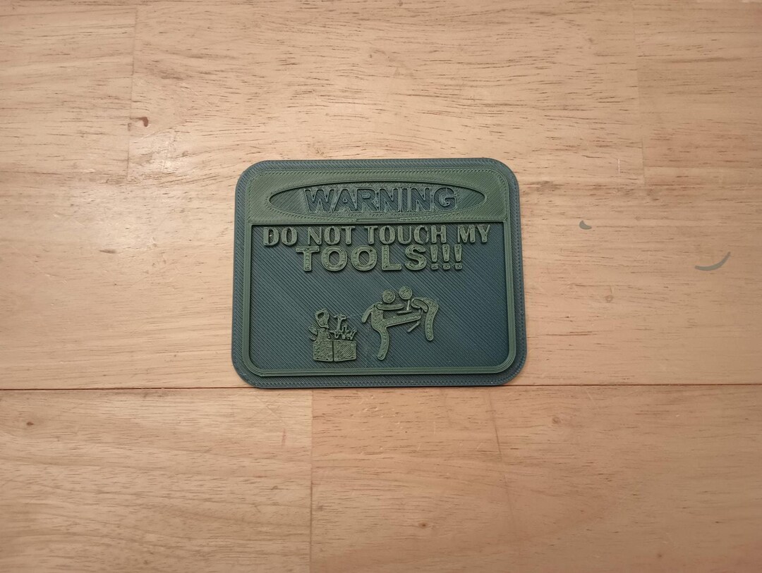 Tools Warning Tools Warning Sign - Etsy