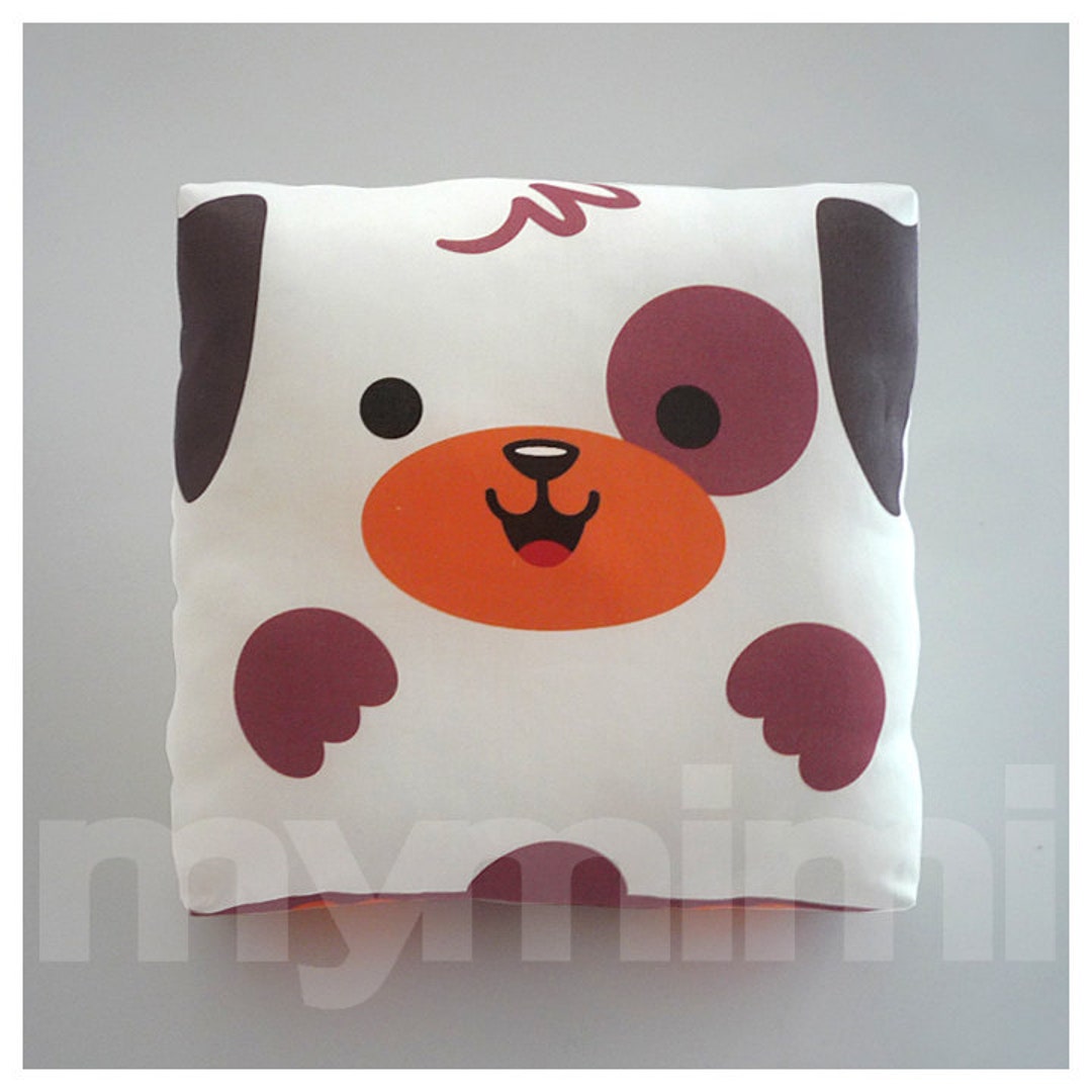 Toy Puppy Puppy Pillow Stuffed Animal Throw Pillow Etsy