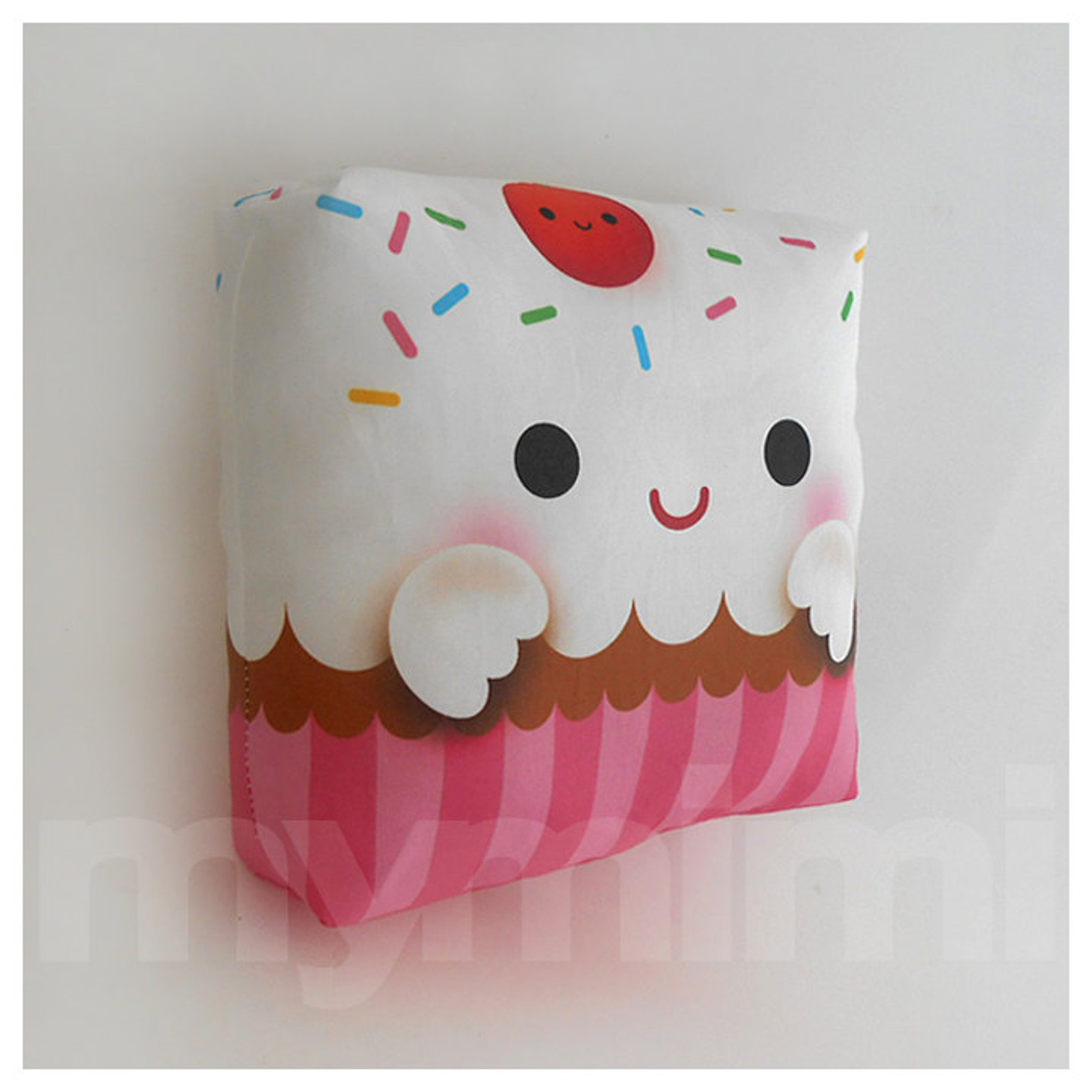Decorative Pillow Cupcake Pillow Rainbow Sprinkles Birthday - Etsy