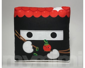 Ikura Maki Sushi Mini Pillow: Kawaii Japanese Food Cushion