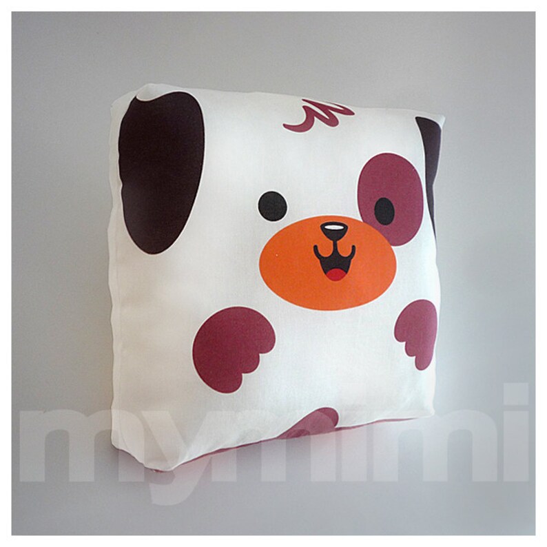 Toy Puppy Puppy Pillow Stuffed Animal Throw Pillow Etsy