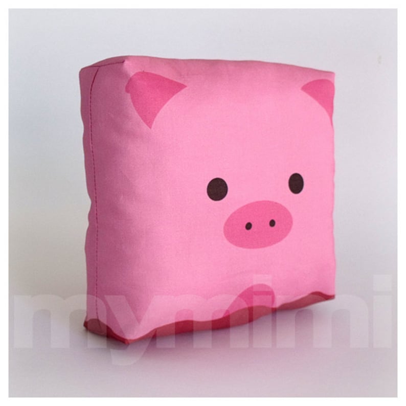 Farm Nursery Decor Stuffed Animal Pig Pillow Animal Pillow Etsy