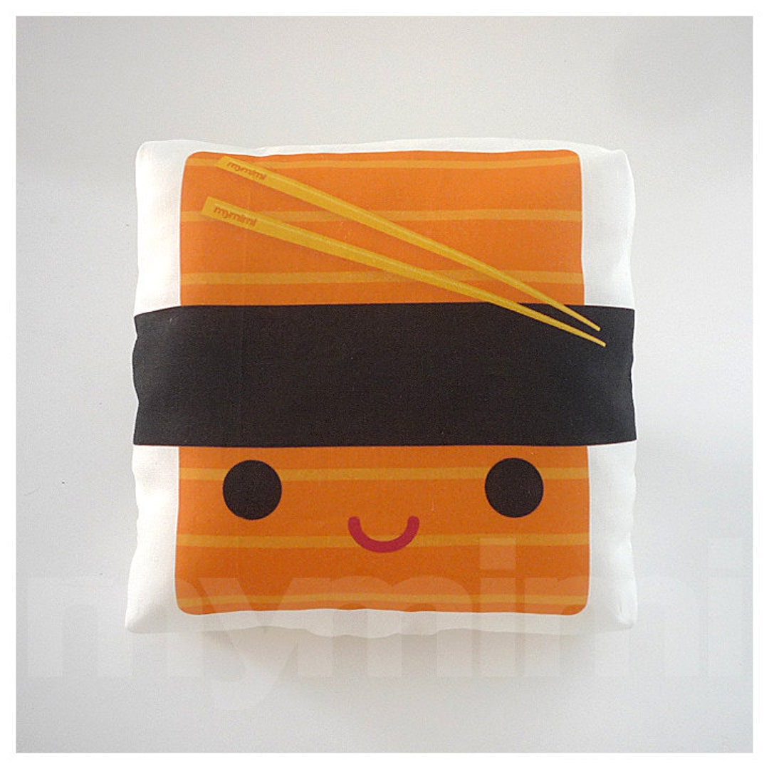 Decorative Pillow Sushi Pillow Japanese Food Food Pillow Etsy