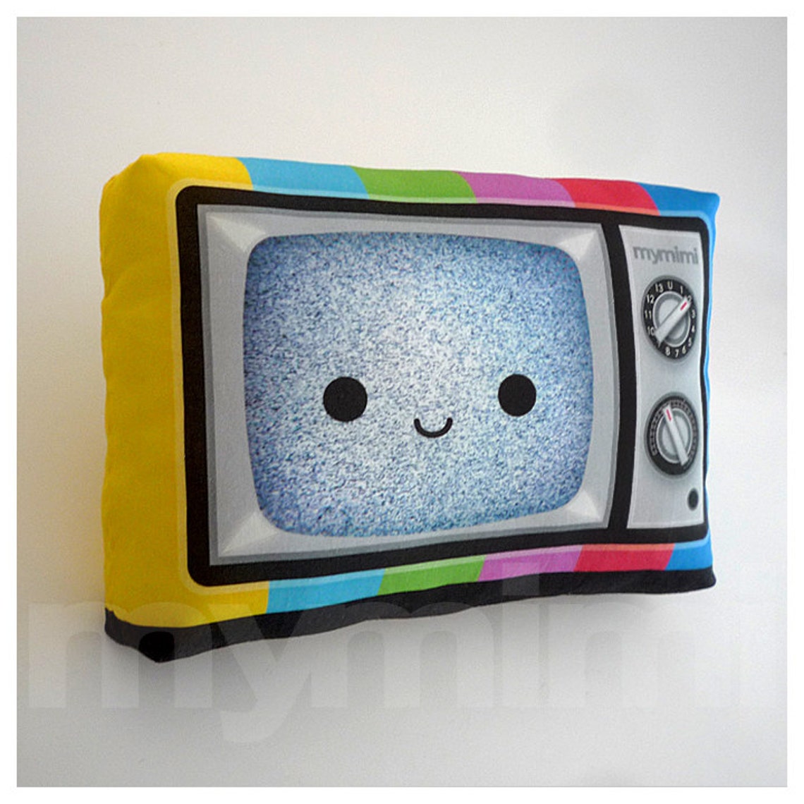 Decorative Pillow TV Pillow Vintage Television Retro Etsy