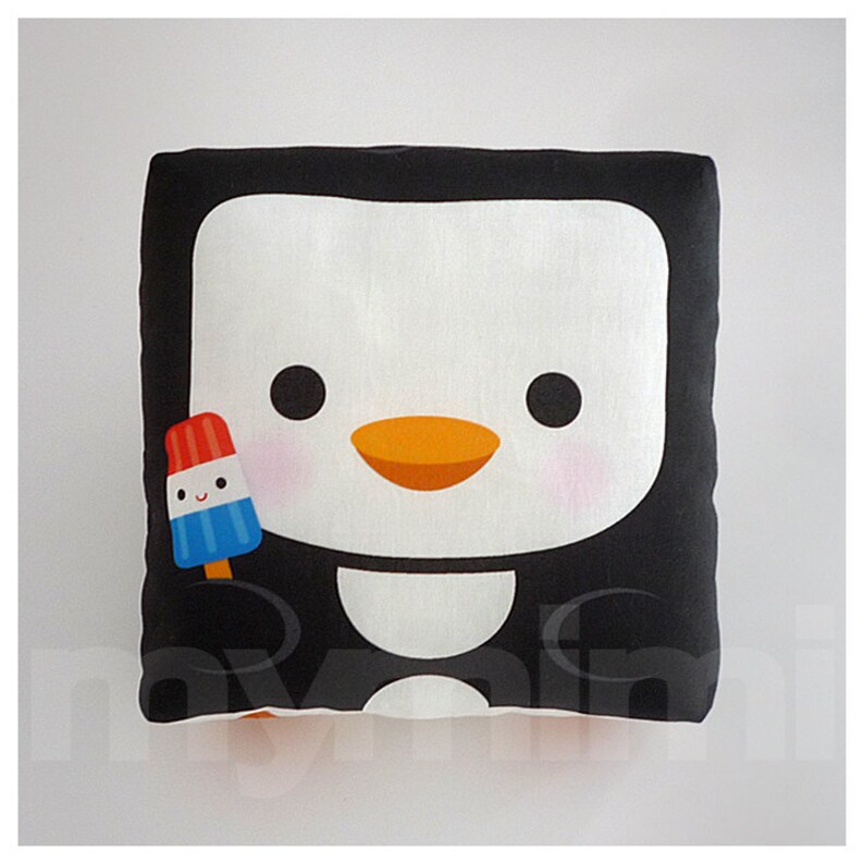 Decorative Pillow Mini Pillow Throw Pillow Kawaii Animal Etsy