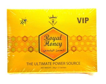 ORIGINAL Honey VIP Natural Organic Honey Ultimate Power source Gold Honey for Men Strength