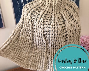 CROCHET PATTERN Poncho PDF Libby Reversible Capelet Cowl Neck Beginner's Chunky Capelet Instant Digital Download