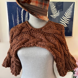 Rust colored shop shrug