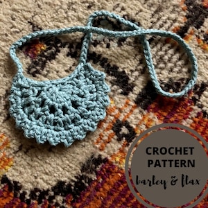 Crochet Pattern Cotton Fiber Necklace Boho Love Festival Necklace for Women Beginners PDF Pattern Download