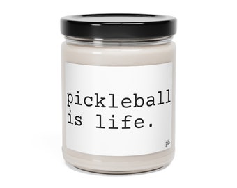 Pickleball Candle | Pickleball Gift | Pickle Ball | Candle Gift | Birthday Gift | Christmas Gift | Gift for Friend | Gift for Her | Mom Gift