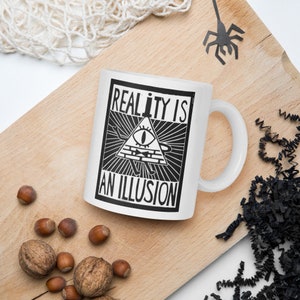 Gravity Falls Reality Is An Illusion Bill Coffee Mug Tea Cup