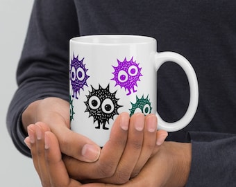 Fuzz Balls Art Print Coffee Mug Tea Cup