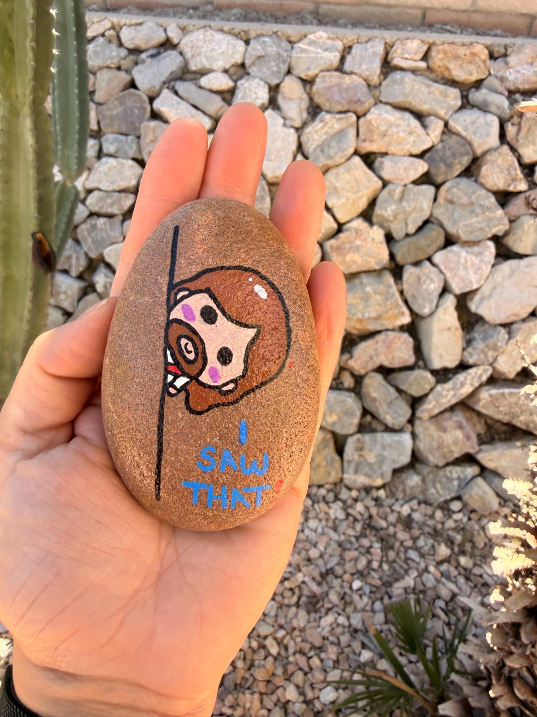 Baby Jesus, I Saw That, Desk Gift, Rock Art for Him or Her, Custom ...