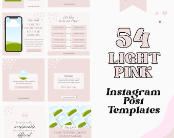 Plantillas de publicaciones de Instagram, Plantillas estéticas de Instagram, Plantillas de feeds de Instagram Canva, Plantillas comerciales, Plantilla de participación de Instagram