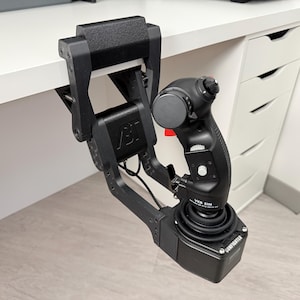 BlackWidow stowaway stick mount for VKB-Gunfighter (assembled)