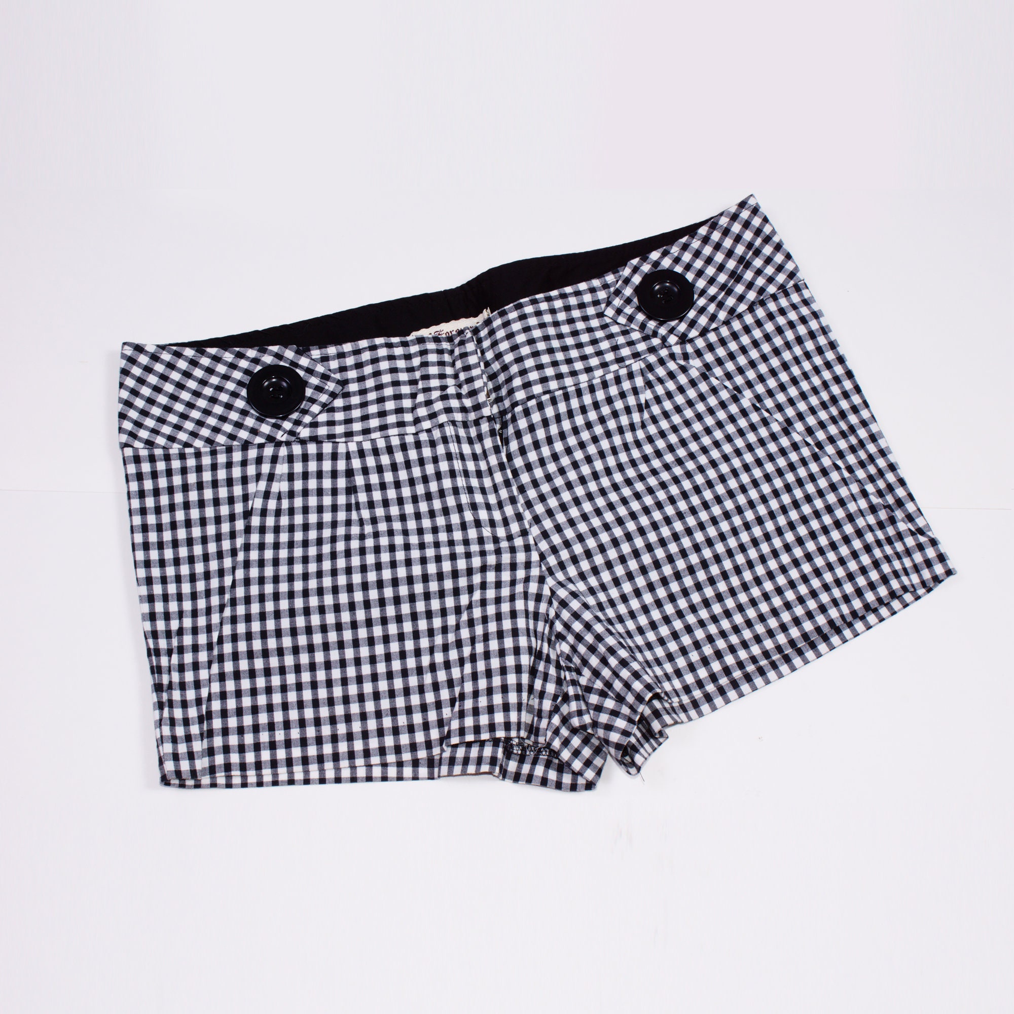 Black White Gingham Plaid Forever 21 