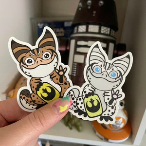 Lucky loth cat sticker