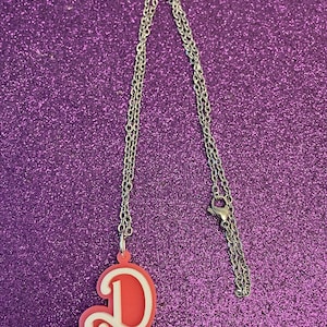 Custom Malibu doll font acrylic necklace / initial necklace / monogram / doll necklace