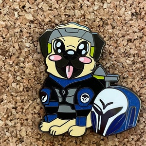 Bo-Pugan- Hard Enamel Pin