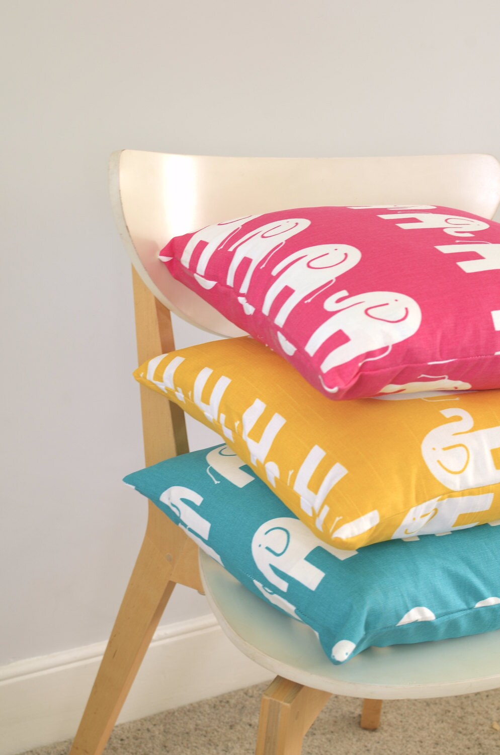 Coussin Pour Enfants Retro Funky Elephant