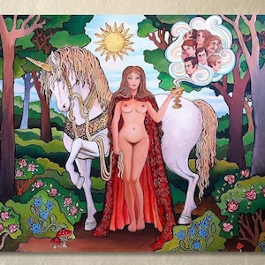The Love Witch Art Print: Elaine&#39;s Potion, Mystical Bohemian Decor (8x10)