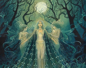 Nyx Goddess of the Night 20x24 Art Print