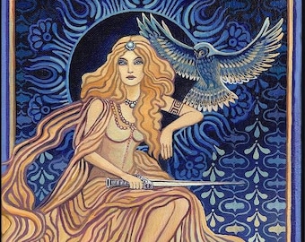Minerva Roman Goddess of Wisdom 8x10 Poster Print