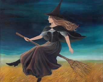 Barley Witch Pagan Goddess Art 11x14 Poster Print