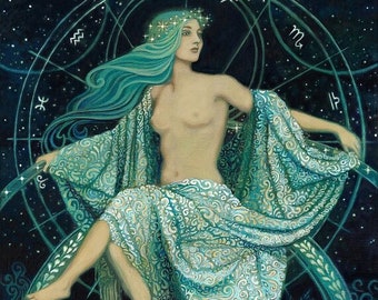 Asteria 16x20 Poster Art Print Goddess of the Stars