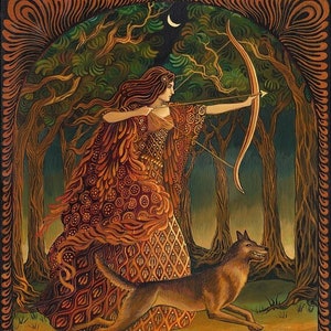 Artemis 8x10 Print Goddess of the Hunt