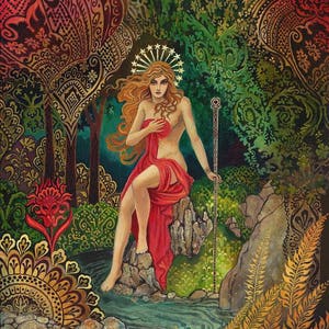 The Empress 20x24 Poster Print Tarot Art Goddess of Abundance