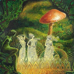 Tuatha Dé Danann Art Print: Celtic Goddess, Irish Mythology (11x14)