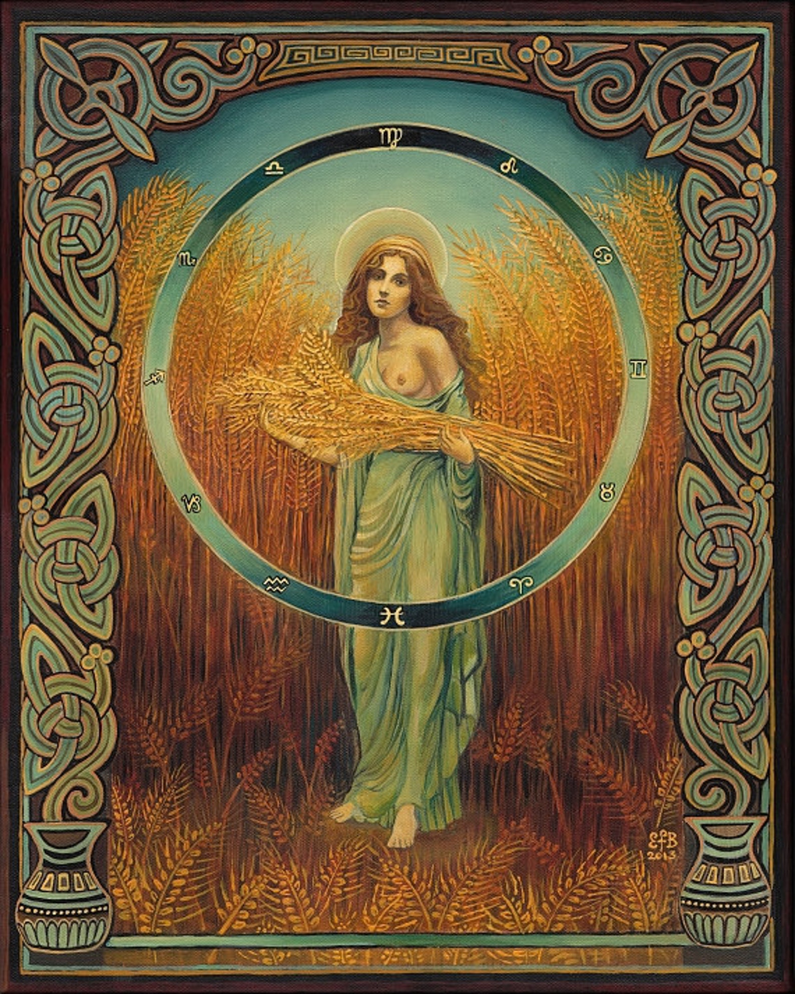 Ceres Roman Fertility & Agriculture Goddess 8x10 Fine Art Etsy